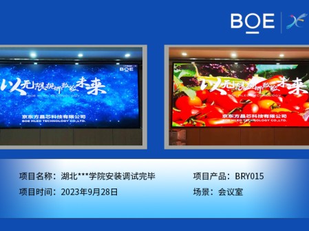 咸寧湖北**學(xué)院會議室BRY015安裝調(diào)試完畢（1）