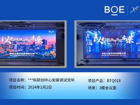 十堰***科研創(chuàng)中心3樓會議室BTQ018安裝調(diào)試完畢