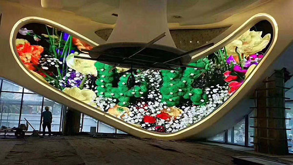 哈爾濱室內(nèi)全彩異形屏